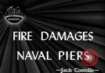 Image of damage from fire Norfolk Virginia USA, 1944, second 4 stock footage video 65675076586