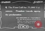 Image of Abraham Lincoln United States USA, 1916, second 1 stock footage video 65675076595
