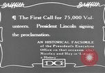 Image of Abraham Lincoln United States USA, 1916, second 6 stock footage video 65675076595