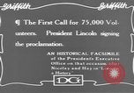 Image of Abraham Lincoln United States USA, 1916, second 7 stock footage video 65675076595
