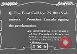 Image of Abraham Lincoln United States USA, 1916, second 11 stock footage video 65675076595