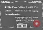 Image of Abraham Lincoln United States USA, 1916, second 13 stock footage video 65675076595