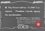Image of Abraham Lincoln United States USA, 1916, second 15 stock footage video 65675076595