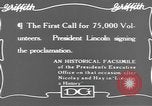 Image of Abraham Lincoln United States USA, 1916, second 17 stock footage video 65675076595