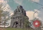 Image of Monument to the Battle of the Nations Leipzig Germany, 1945, second 10 stock footage video 65675076619