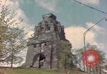 Image of Monument to the Battle of the Nations Leipzig Germany, 1945, second 13 stock footage video 65675076619