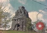Image of Monument to the Battle of the Nations Leipzig Germany, 1945, second 19 stock footage video 65675076619