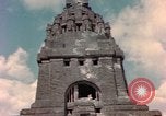 Image of Monument to the Battle of the Nations Leipzig Germany, 1945, second 33 stock footage video 65675076619