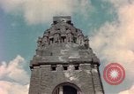 Image of Monument to the Battle of the Nations Leipzig Germany, 1945, second 39 stock footage video 65675076619