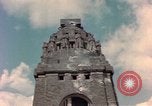 Image of Monument to the Battle of the Nations Leipzig Germany, 1945, second 41 stock footage video 65675076619