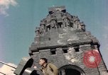 Image of Monument to the Battle of the Nations Leipzig Germany, 1945, second 47 stock footage video 65675076619