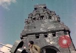 Image of Monument to the Battle of the Nations Leipzig Germany, 1945, second 53 stock footage video 65675076619