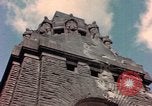 Image of Monument to the Battle of the Nations Leipzig Germany, 1945, second 62 stock footage video 65675076619