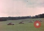Image of US tanks test firing near end of World War II in Europe Germany, 1945, second 18 stock footage video 65675076622