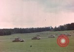 Image of US tanks test firing near end of World War II in Europe Germany, 1945, second 19 stock footage video 65675076622