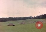 Image of US tanks test firing near end of World War II in Europe Germany, 1945, second 24 stock footage video 65675076622