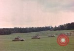 Image of US tanks test firing near end of World War II in Europe Germany, 1945, second 25 stock footage video 65675076622