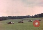 Image of US tanks test firing near end of World War II in Europe Germany, 1945, second 28 stock footage video 65675076622