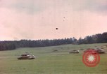 Image of US tanks test firing near end of World War II in Europe Germany, 1945, second 30 stock footage video 65675076622