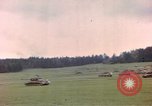 Image of US tanks test firing near end of World War II in Europe Germany, 1945, second 33 stock footage video 65675076622