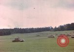 Image of US tanks test firing near end of World War II in Europe Germany, 1945, second 34 stock footage video 65675076622