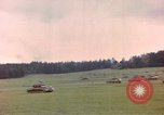 Image of US tanks test firing near end of World War II in Europe Germany, 1945, second 35 stock footage video 65675076622