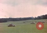 Image of US tanks test firing near end of World War II in Europe Germany, 1945, second 36 stock footage video 65675076622