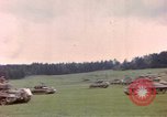 Image of US tanks test firing near end of World War II in Europe Germany, 1945, second 42 stock footage video 65675076622