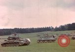 Image of US tanks test firing near end of World War II in Europe Germany, 1945, second 44 stock footage video 65675076622
