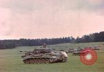 Image of US tanks test firing near end of World War II in Europe Germany, 1945, second 46 stock footage video 65675076622