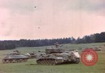 Image of US tanks test firing near end of World War II in Europe Germany, 1945, second 48 stock footage video 65675076622