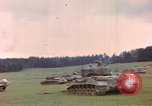 Image of US tanks test firing near end of World War II in Europe Germany, 1945, second 50 stock footage video 65675076622