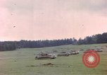 Image of US tanks test firing near end of World War II in Europe Germany, 1945, second 55 stock footage video 65675076622