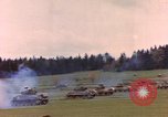 Image of US tanks test firing near end of World War II in Europe Germany, 1945, second 59 stock footage video 65675076622