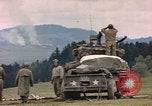 Image of U.S tank shells a German village at end of World War II Germany, 1945, second 24 stock footage video 65675076623