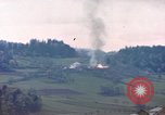 Image of U.S tank shells a German village at end of World War II Germany, 1945, second 53 stock footage video 65675076623
