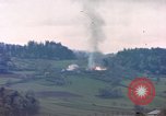 Image of U.S tank shells a German village at end of World War II Germany, 1945, second 55 stock footage video 65675076623