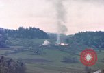 Image of U.S tank shells a German village at end of World War II Germany, 1945, second 58 stock footage video 65675076623