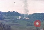 Image of U.S tank shells a German village at end of World War II Germany, 1945, second 59 stock footage video 65675076623