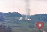 Image of U.S tank shells a German village at end of World War II Germany, 1945, second 60 stock footage video 65675076623