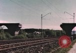 Image of bomb damaged bridge Germany, 1945, second 4 stock footage video 65675076628