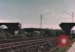 Image of bomb damaged bridge Germany, 1945, second 6 stock footage video 65675076628