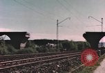 Image of bomb damaged bridge Germany, 1945, second 7 stock footage video 65675076628