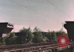 Image of bomb damaged bridge Germany, 1945, second 14 stock footage video 65675076628