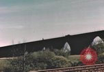 Image of bomb damaged bridge Germany, 1945, second 25 stock footage video 65675076628