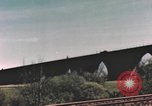 Image of bomb damaged bridge Germany, 1945, second 26 stock footage video 65675076628
