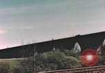 Image of bomb damaged bridge Germany, 1945, second 27 stock footage video 65675076628