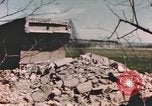 Image of bomb damaged bridge Germany, 1945, second 32 stock footage video 65675076628