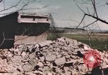 Image of bomb damaged bridge Germany, 1945, second 36 stock footage video 65675076628