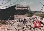 Image of bomb damaged bridge Germany, 1945, second 41 stock footage video 65675076628